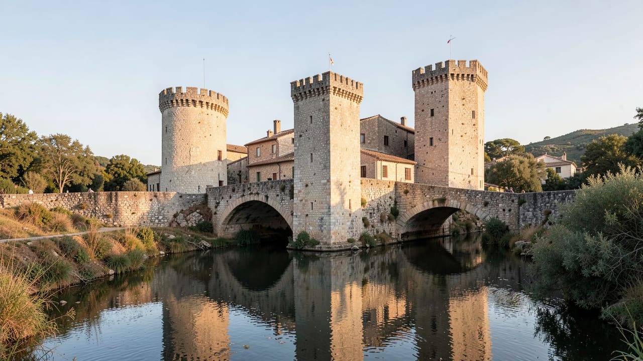 Vue patrimoine de Cahors — photographie éditoriale